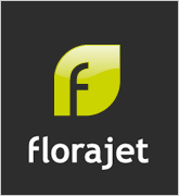page fleuriste logo florajet